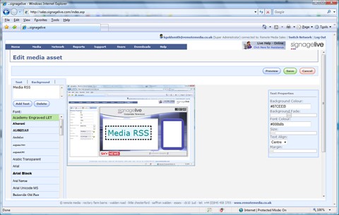 Media RSS Generator